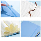Pu Leather A5 Notebook With Strap