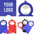 4-In-1 Keychain With Bottle Opener, Flashlight, Tape Measure