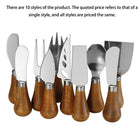 Cheese Spreader/W Wooden Handle Standing Butter Knife