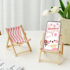 Custom Wooden Beach Chair Phone Holder