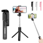 Bluetooth Telescopic Selfie Stick with Triangular Stand