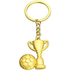 Football and Trophy Keyring