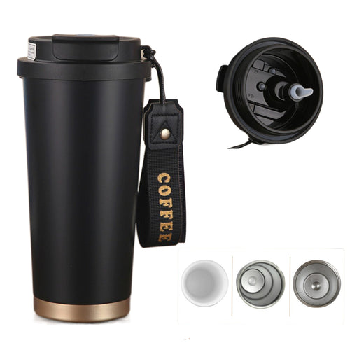 Double Opening Stainless Tumbler