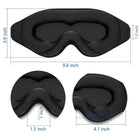 3D Sleep Mask Light Blocking Eye Cover With Adjustable Strap