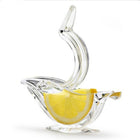 Portable Acrylic Bird Shaped Manual Lemon Slice Squeezer