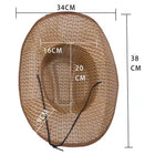 Custom Logo Straw Cowboy Hat