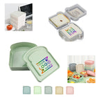 Toast Shaped Portable Sandwich Lunch Box