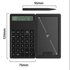 Desk Portable Basic Calculator W/ Erasable Notepad & Stylus
