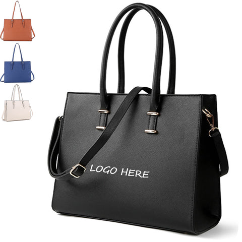 15.6 Inch Laptop Leather Tote Bag