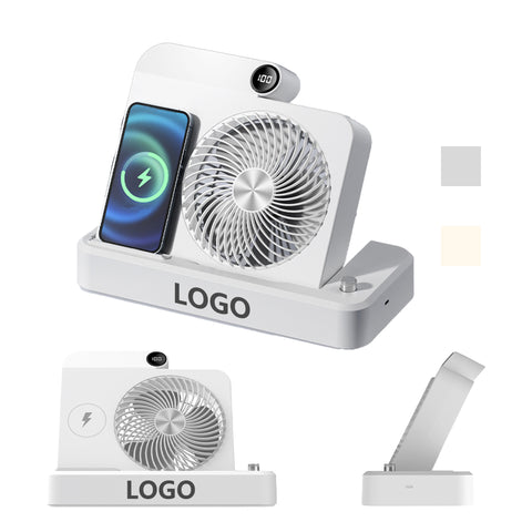 Foldable Wireless Rechargeable Desktop Fan
