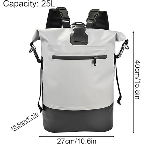 25L Roll Top Closure Heavy Duty Waterproof Bag