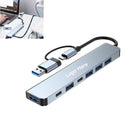 Aluminium 7 in 1 USB C Hub