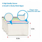 Cotton Canvas Zipper Pouch