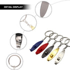 Metal Surfboard Shaped Beer Bottle Opener With Keychain