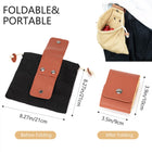 Canvas Leather Foldable Bag for Hiking & Camping