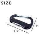 Multi-Tool D Shape Camping Carabiner