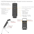 Rechargeable Clip-On Reading Light