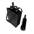 Non-Woven 2-Bottle Wine Tote Bag with Handle and Divider