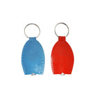Pu Leather Led Flashlight Keychain