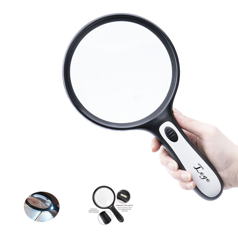 Handheld Illuminated Lighted Magnifier