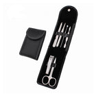 Leather Stainless Steel Nail Clipper Set