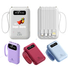 Quad-Cable Power Bank With Display