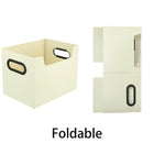 Side Handle Portable Open Desktop Plastic File Storage Box