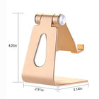 Aluminum Phone and Tablet Stand, Foldable Desktop Holder