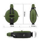 Foldable Silicone Camping Water Bottle With Compass