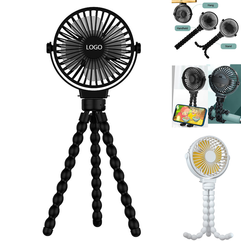 Flexible Octopus Handheld Fan