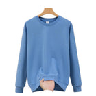 Pure Cotton Loose Round-neck Sweatshirt