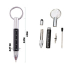 6 In 1 Tech Tool Pen Key Ring