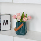 Plastic Nordic Style Imitation Porcelain Portable Vase