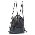 Polyester Drawstring Sports Backpack With Zipper Pocket