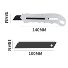 Retractable Stainless Steel Heavy-Duty Utility Knife