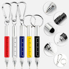 6 In 1 Metal Tool Pen With Carabiner