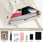 Stylish Corduroy Tote Bag