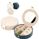 Jewelry Storage Box With Mirror