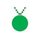 Mardi Gras Beads With 2.5" Medallion