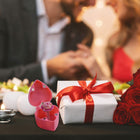 Valentine's Day Gift Box with Springs and Roses