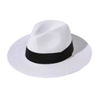 Wide Brim Straw Panama Roll Up Hat
