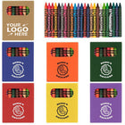 24 Piece Crayon Set With Custom Imprint
