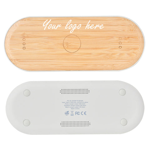 Bamboo Wood Wireless Charger