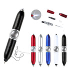 Twist Action Ballpoint Pen With Light