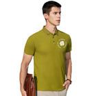 Turned Collar Short-sleeve Polo Shirt