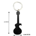 Guitar Shape Aluminum Bottle Opener Keychain
