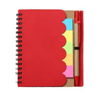 Wave Spiral Notebook With Pen