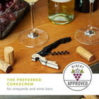 Double Hinged Waiter's Corkscrew Wine Opener