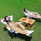 Folding Outdoor Recliner Patio Lounge Chair Lawn