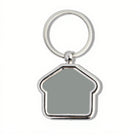 Rotatable Zinc Alloy House Keychain